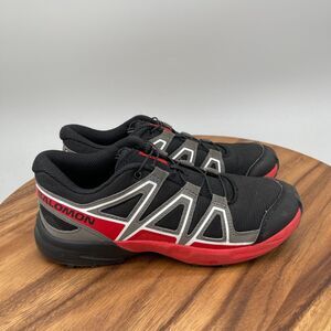 Salomon Speedcross Jr Shoes Youth Size 6 Black Trail Running Hiking Walking